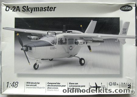 Testors 1/48 Cessna O-2A/B Skymaster - US Navy or Air Force, 514 plastic model kit